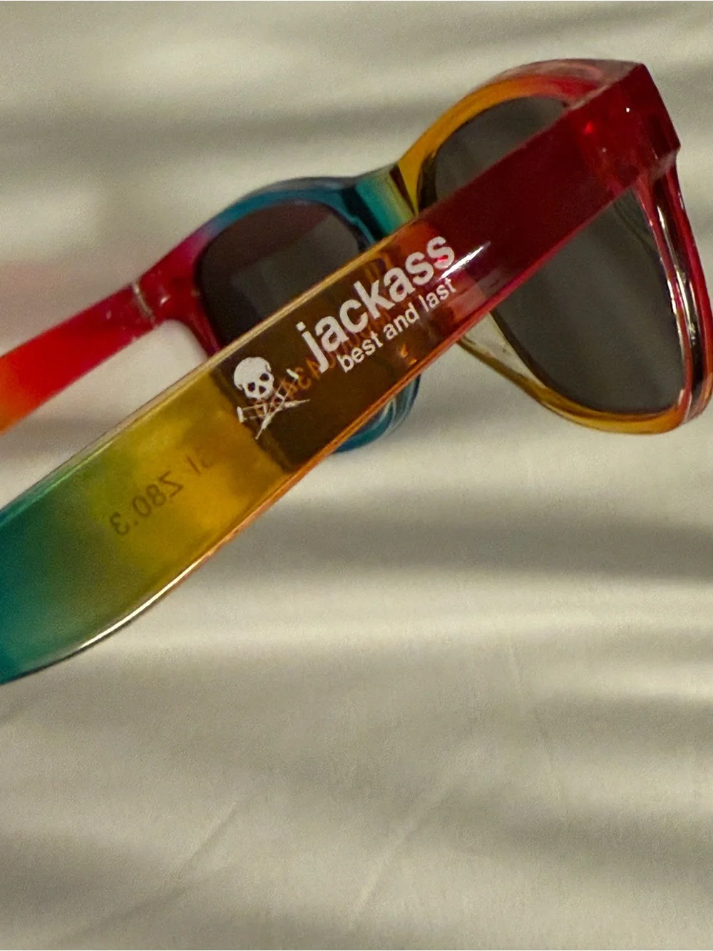 NEW Jackass Best and Last 2026 Official Movie Promo Rainbow Sunglasses
